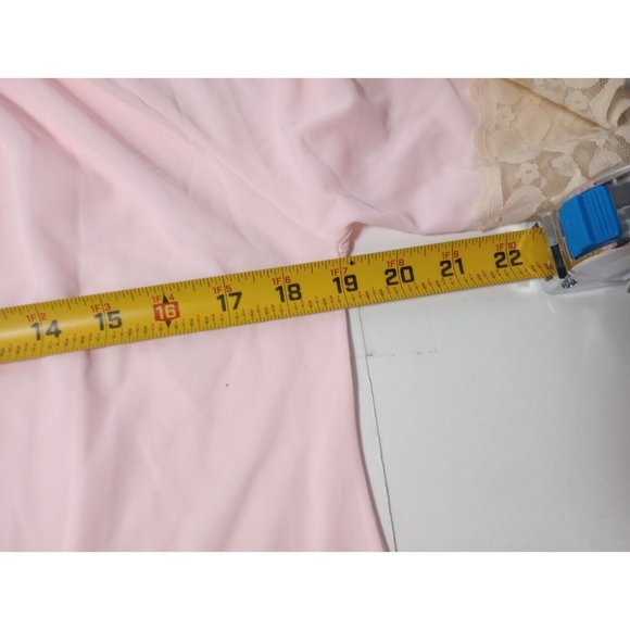 Vintage Stones Wear Nightgown Dress Pink Embroidery Women's Size Medium Made USA - Picture 6 of 8